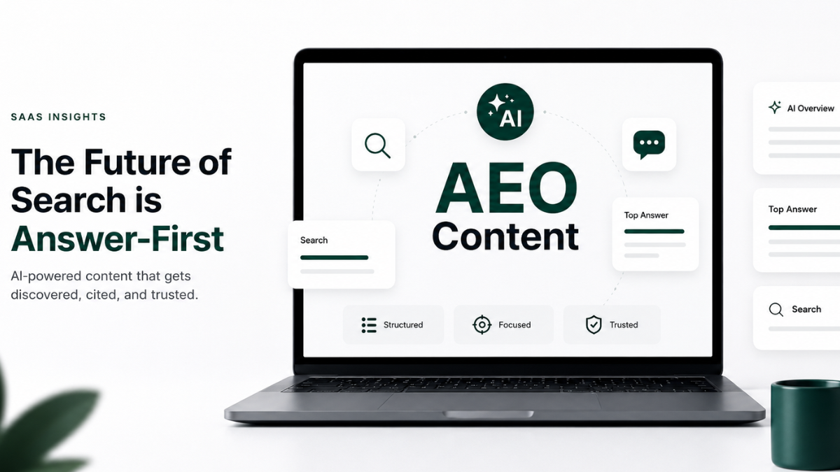 What Is AEO Content? A Simple Guide for SaaS Brands